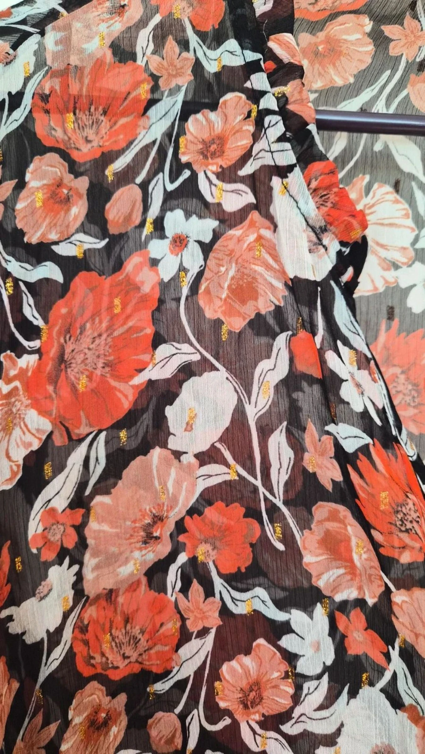 Blusa feminina de musselina Camaïeu tamanho 46 – photo 4